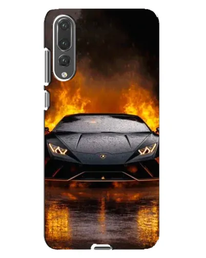 Чехол для Huawei P20 Pro (CLT-L04) с картинкой «Lamborghini в огне» Чехол для Huawei P20 Pro (CLT-L04) с картинкой «Lamborghini в огне»
