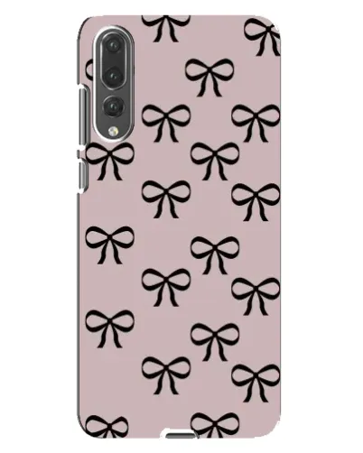 Чехол для Huawei P20 Pro (CLT-L04) с картинкой «Черные бантики» Чехол для Huawei P20 Pro (CLT-L04) с картинкой «Черные бантики»