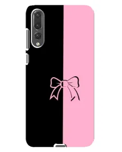 Чехол для Huawei P20 Pro (CLT-L04) с картинкой «Половинки банта»