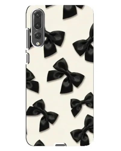 Чехол для Huawei P20 Pro (CLT-L04) с картинкой «Черные бантики» Чехол для Huawei P20 Pro (CLT-L04) с картинкой «Черные бантики»