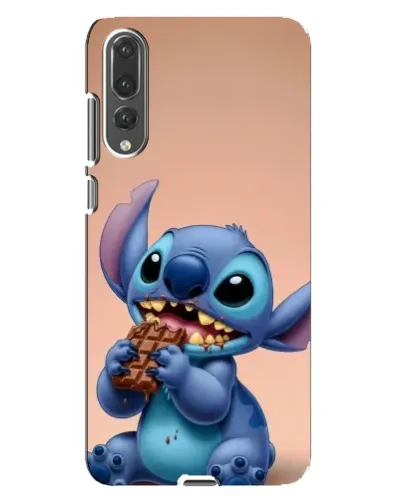 Чехол для Huawei P20 Pro (CLT-L04) с картинкой «Стич ест шоколад»