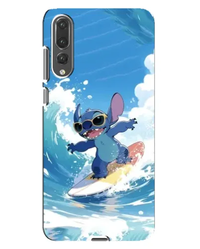Чехол для Huawei P20 Pro (CLT-L04) с картинкой «Стич на волне»