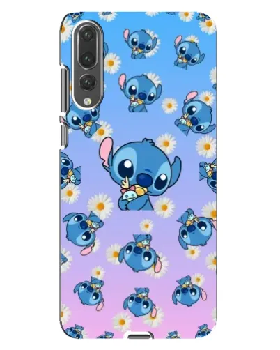 Чехол для Huawei P20 Pro (CLT-L04) с картинкой «Паттерн со Стичем»