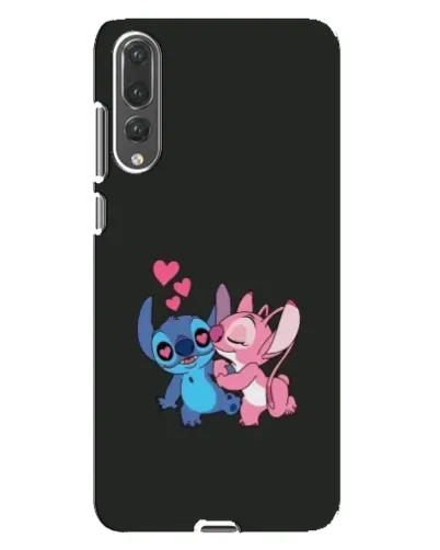 Чехол для Huawei P20 Pro (CLT-L04) с картинкой «Анжел целует Стича»