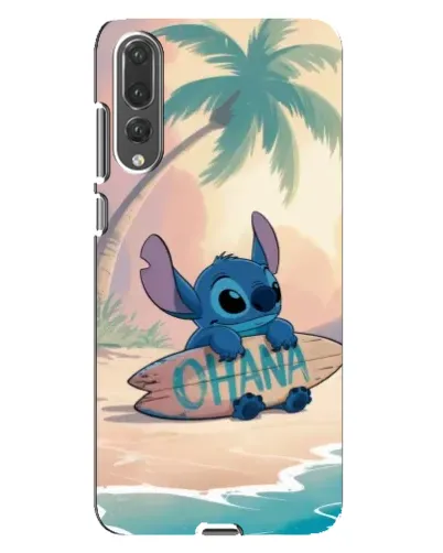 Чехол для Huawei P20 Pro (CLT-L04) с картинкой «Стич на серфе»