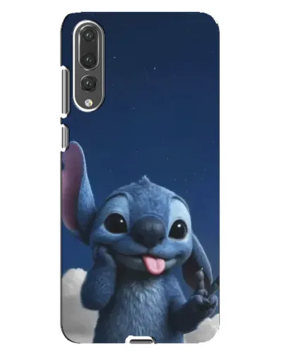Чехол для Huawei P20 Pro (CLT-L04) с картинкой «Стич в облаках»