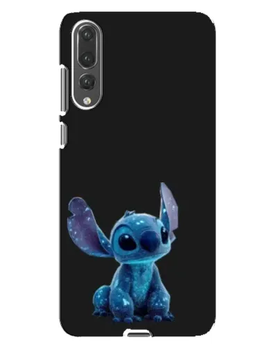 Чехол для Huawei P20 Pro (CLT-L04) с картинкой «Стич на черном»