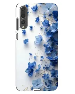 Чехол для Huawei P20 Pro (CLT-L04) с картинкой «Голубой цветочный каскад» Чехол для Huawei P20 Pro (CLT-L04) с картинкой «Голубой цветочный каскад»