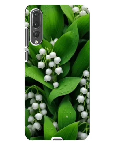 Чехол для Huawei P20 Pro (CLT-L04) с картинкой «Ландыши в зелени»