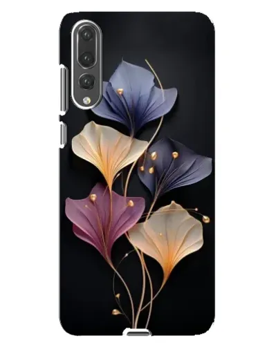 Чехол для Huawei P20 Pro (CLT-L04) с картинкой «Лиловые цветы грации»
