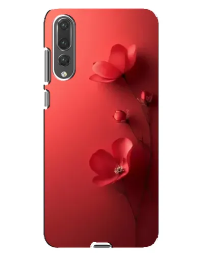 Чехол для Huawei P20 Pro (CLT-L04) с картинкой «Маковые соцветия»