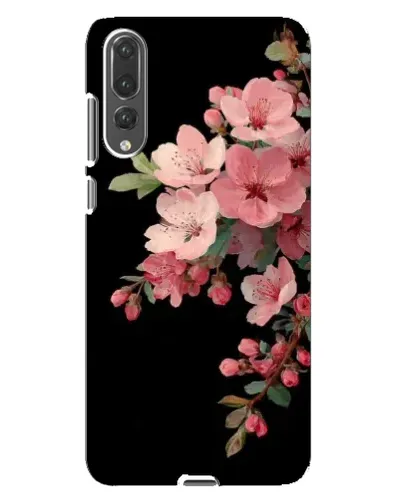 Чехол для Huawei P20 Pro (CLT-L04) с картинкой «Розовая ветка сакуры»