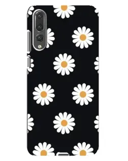 Чехол для Huawei P20 Pro (CLT-L04) с картинкой «Ромашки на черном» Чехол для Huawei P20 Pro (CLT-L04) с картинкой «Ромашки на черном»