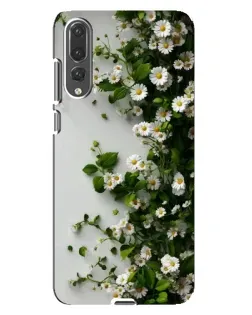 Чехол для Huawei P20 Pro (CLT-L04) с картинкой «Ветка мелких белых цветов» Чехол для Huawei P20 Pro (CLT-L04) с картинкой «Ветка мелких белых цветов»