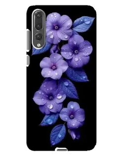 Чехол для Huawei P20 Pro (CLT-L04) с картинкой «Фиолетовые цветы с росою» Чехол для Huawei P20 Pro (CLT-L04) с картинкой «Фиолетовые цветы с росою»