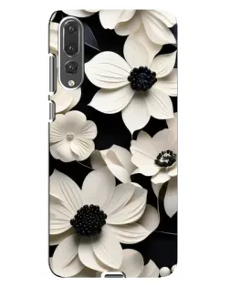 Чехол для Huawei P20 Pro (CLT-L04) с картинкой «Объемные белые цветы» Чехол для Huawei P20 Pro (CLT-L04) с картинкой «Объемные белые цветы»