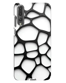 Чехол для Huawei P20 Pro (CLT-L04) с картинкой «Белая объемная сетка» Чехол для Huawei P20 Pro (CLT-L04) с картинкой «Белая объемная сетка»