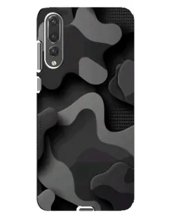 Чехол для Huawei P20 Pro (CLT-L04) с картинкой «Темный абстрактный камуфляж» Чехол для Huawei P20 Pro (CLT-L04) с картинкой «Темный абстрактный камуфляж»