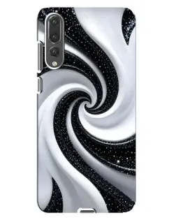 Чехол для Huawei P20 Pro (CLT-L04) с картинкой «Черно-белая спираль» Чехол для Huawei P20 Pro (CLT-L04) с картинкой «Черно-белая спираль»