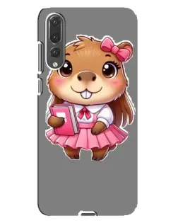 Чехол для Huawei P20 Pro (CLT-L04) с картинкой «Девочка капибара» Чехол для Huawei P20 Pro (CLT-L04) с картинкой «Девочка капибара»