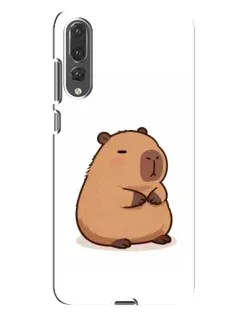Чехол для Huawei P20 Pro (CLT-L04) с картинкой «Толстенькая капибара» Чехол для Huawei P20 Pro (CLT-L04) с картинкой «Толстенькая капибара»
