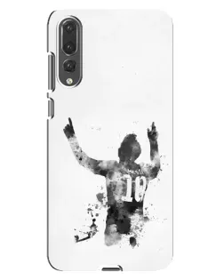 Чехол для Huawei P20 Pro (CLT-L04) с картинкой «Черно-белый силуэт Месси» Чехол для Huawei P20 Pro (CLT-L04) с картинкой «Черно-белый силуэт Месси»