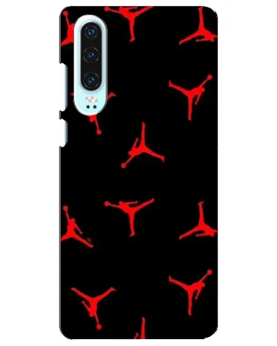 Чехол для Huawei P30 с картинкой «Jordan Red Pattern» Чехол для Huawei P30 с картинкой «Jordan Red Pattern»