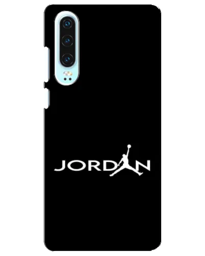 Чехол для Huawei P30 с картинкой «Jordan White Logo» Чехол для Huawei P30 с картинкой «Jordan White Logo»