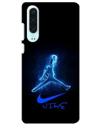 Чехол для Huawei P30 с картинкой «Jordan Neon Blue» Чехол для Huawei P30 с картинкой «Jordan Neon Blue»