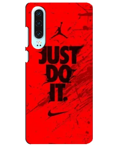 Чехол для Huawei P30 с картинкой «Nike Just Do It» Чехол для Huawei P30 с картинкой «Nike Just Do It»
