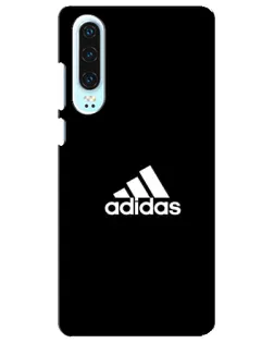 Чохол для Huawei P30 з картинкою «Чорна класика Adidas»