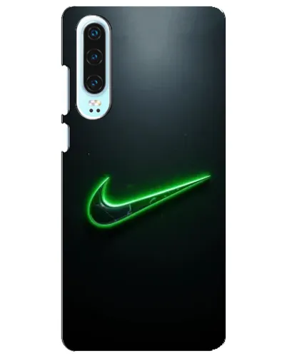 Чохол для Huawei P30 з картинкою «Неоновий контур Nike»