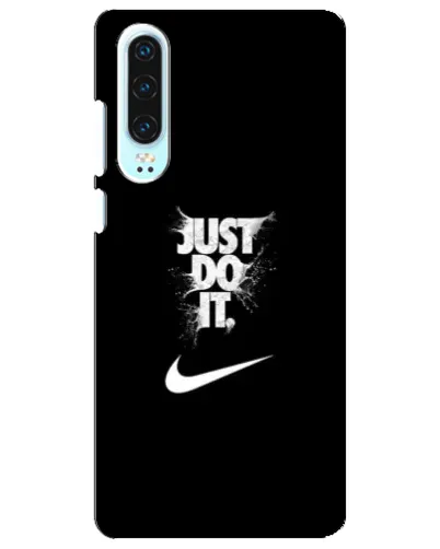 Чохол для Huawei P30 з картинкою «Текстовий принт Nike»