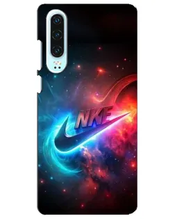 Чохол для Huawei P30 з картинкою «Вогняний логотип Nike»