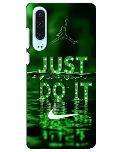 Чохол для Huawei P30 з картинкою «Зелений неоновий Nike»