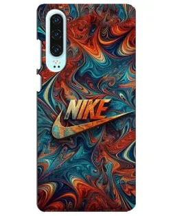 Чохол для Huawei P30 з картинкою «Nike в абстракції»