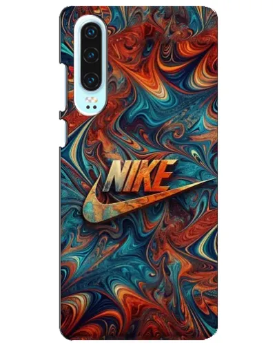 Чохол для Huawei P30 з картинкою «Nike в абстракції»