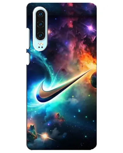 Чохол для Huawei P30 з картинкою «Космічний Nike Swoosh»
