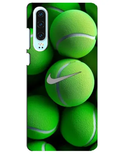 Чохол для Huawei P30 з картинкою «Тенісні м'ячі Найк»