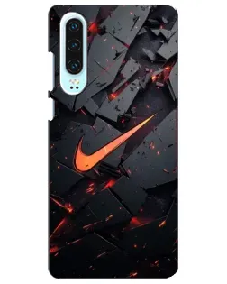 Чохол для Huawei P30 з картинкою «Nike — ефект розломів»