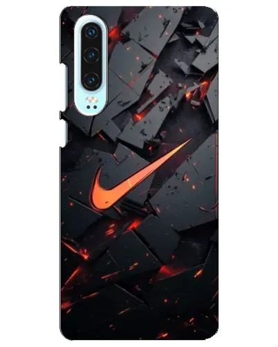 Чохол для Huawei P30 з картинкою «Nike — ефект розломів»