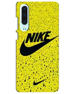 Чохол для Huawei P30 з картинкою «Жовтий текстурний Nike»