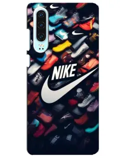 Чохол для Huawei P30 з картинкою «Колекція кросівок Nike»