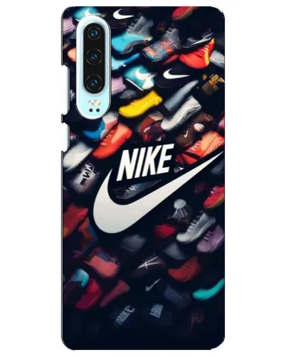 Чохол для Huawei P30 з картинкою «Колекція кросівок Nike»
