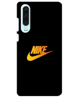 Чохол для Huawei P30 з картинкою «Золотий логотип Nike»
