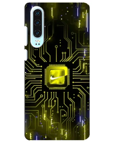 Чохол для Huawei P30 з картинкою «Nike — золота іскра»