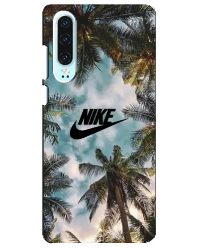 Чехол для Huawei P30 с картинкой «Тропический принт Nike» Чехол для Huawei P30 с картинкой «Тропический принт Nike»
