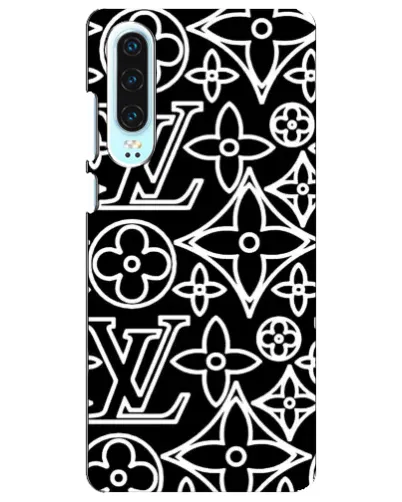 Чохол для Huawei P30 з картинкою «Чорно-білий візерунок LV» Чохол для Huawei P30 з картинкою «Чорно-білий візерунок LV»