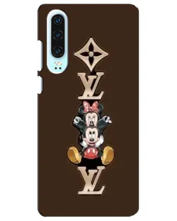 Чохол для Huawei P30 з картинкою «LV та Міккі Маус»