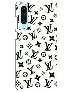Чохол для Huawei P30 з картинкою «Монохромний хаос LV»